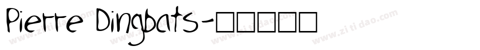 Pierre Dingbats字体转换